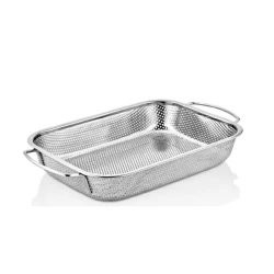 Дуршлаг Korkmaz Twisty A758-01 нержавеющая сталь, 37x27 см