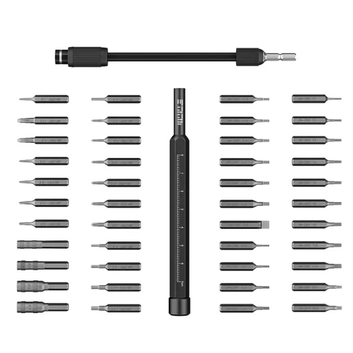 Набор бит с отверткой Jakemy JM-8184 47 в 1-ом, черный