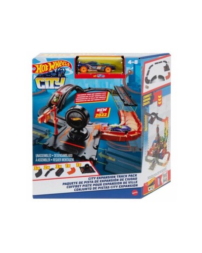 Avtotrek Hot Wheels City Expansion Track Pack, plastik, 4+ yaş