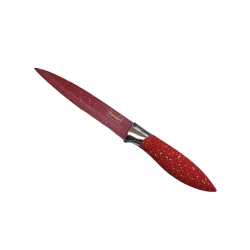 Нож HMSD_K803R пластмассовая ручка, красный, 25 см Нож HMSD_K803R пластмассовая ручка, красный, 25 см