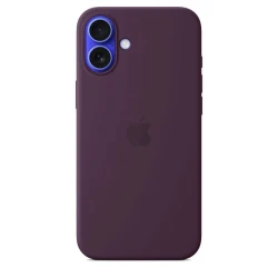 Чехол Apple Silicone Case with MagSafe для iPhone 16 Plus Plum (Официальная гарантия)