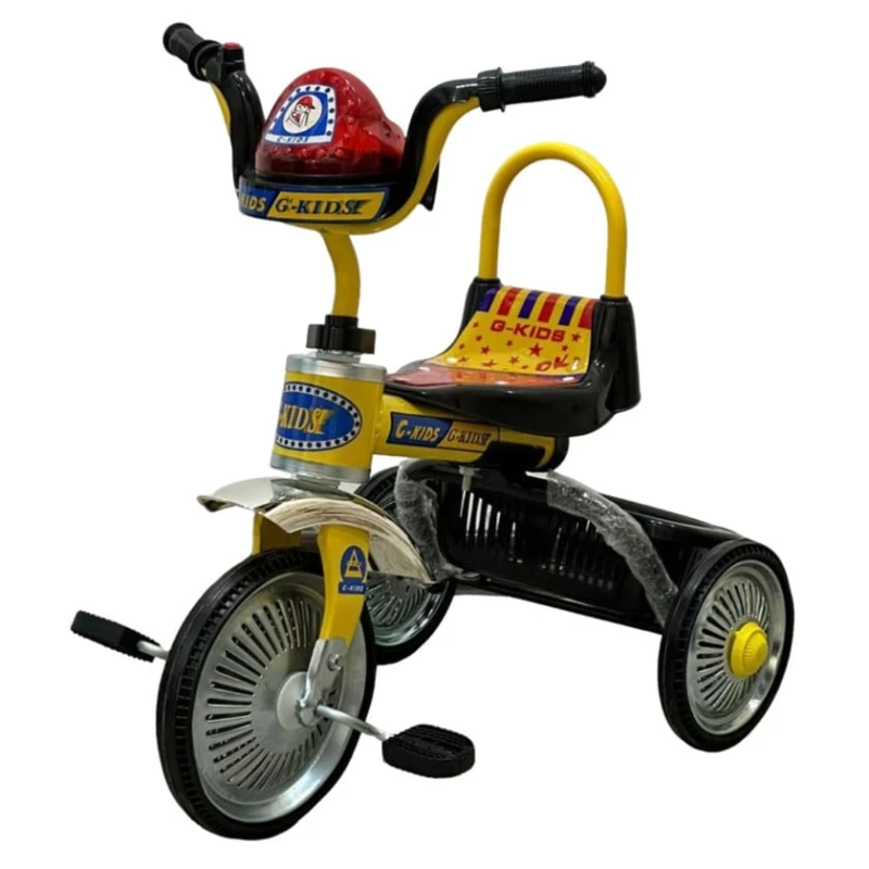 Uşaq üçün üçtəkərli velosiped BM-802 sarı 1-4 yaş azr927 Uşaq üçün üçtəkərli velosiped BM-802 sarı 1-4 yaş azr927