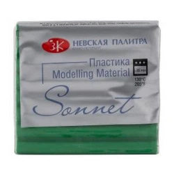 Полимерная глина Невская палитра Сонет, зеленая трава, 56г