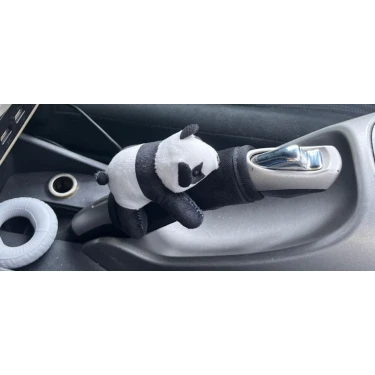 Набор чехлов, с темой панды, для рычага КПП и ручного тормоза