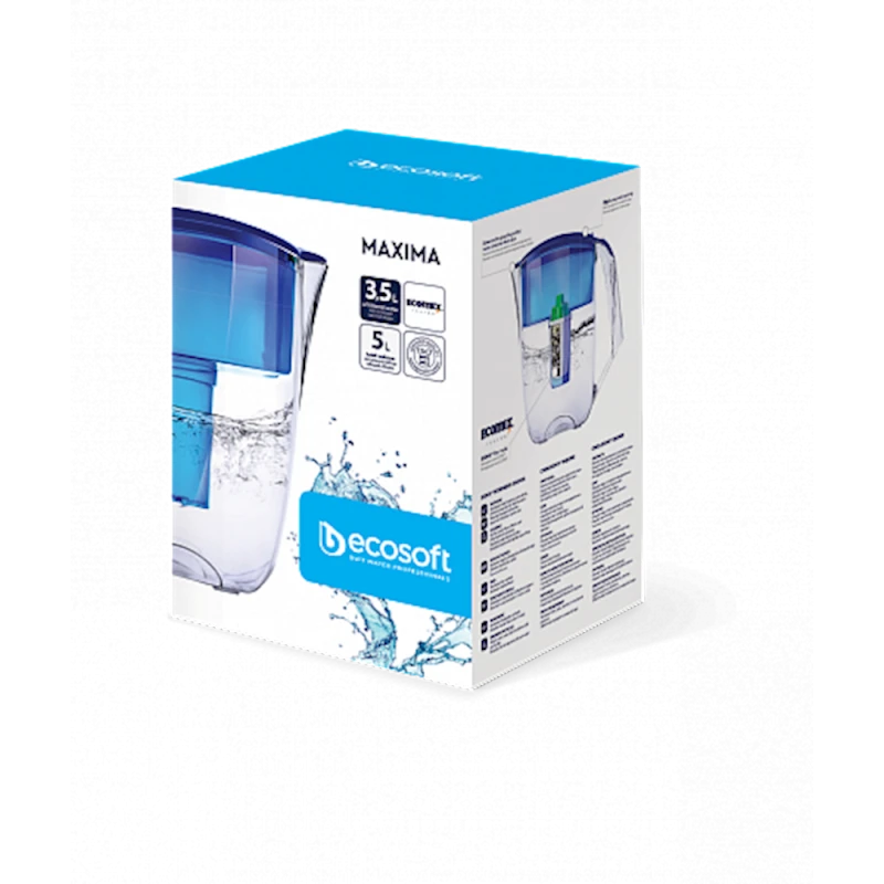 Səhəng-filtr Ecosoft MAXIMA (FMVMAXIMABECO), 5 l, plastik, göy