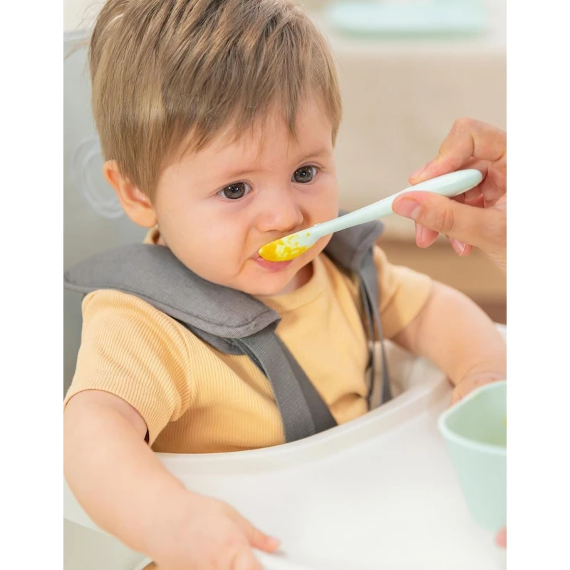 Набор ложка и вилка Miniland Dolce 89607, зеленый Набор ложка и вилка Miniland Dolce 89607, зеленый