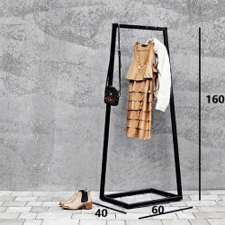 Asma-dayaq 3563_M2ReyPiramBl Qara, dəmir, 160x40x60 sm