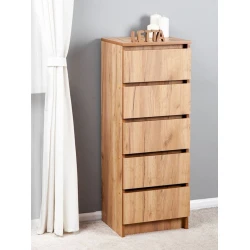 Комод, 106x35x40 см, ЛДСП, коричневый Комод, 106x35x40 см, ЛДСП, коричневый