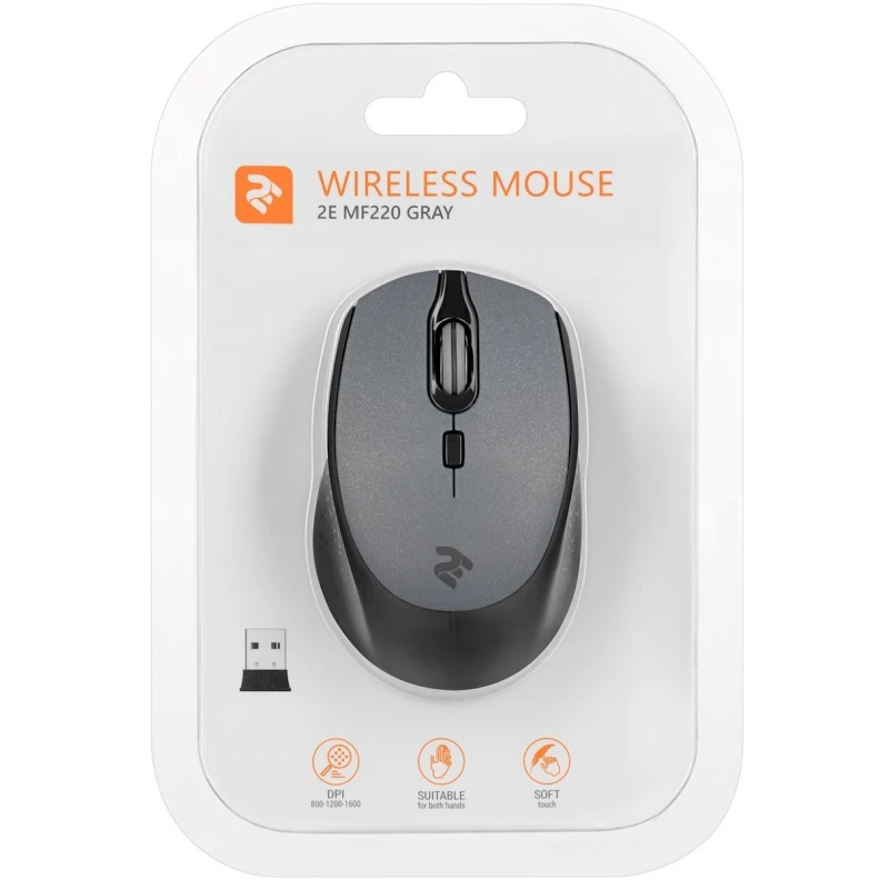 Мышь 2E MF220 WL Grey Мышь 2E MF220 WL Grey