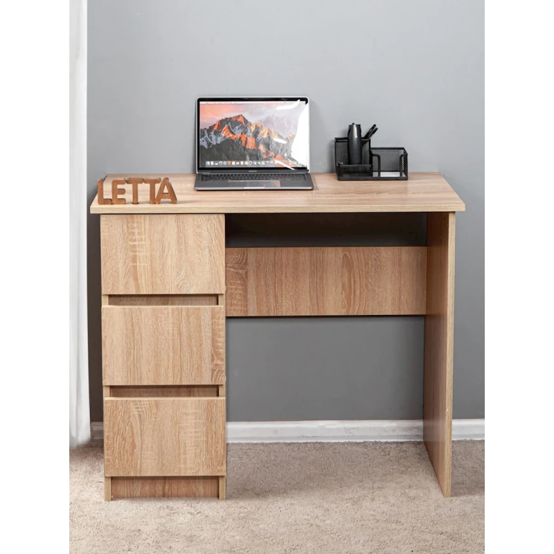 Письменный стол Letta Somona, 75х45х90 см, ЛДСП, бежевый Письменный стол Letta Somona, 75х45х90 см, ЛДСП, бежевый