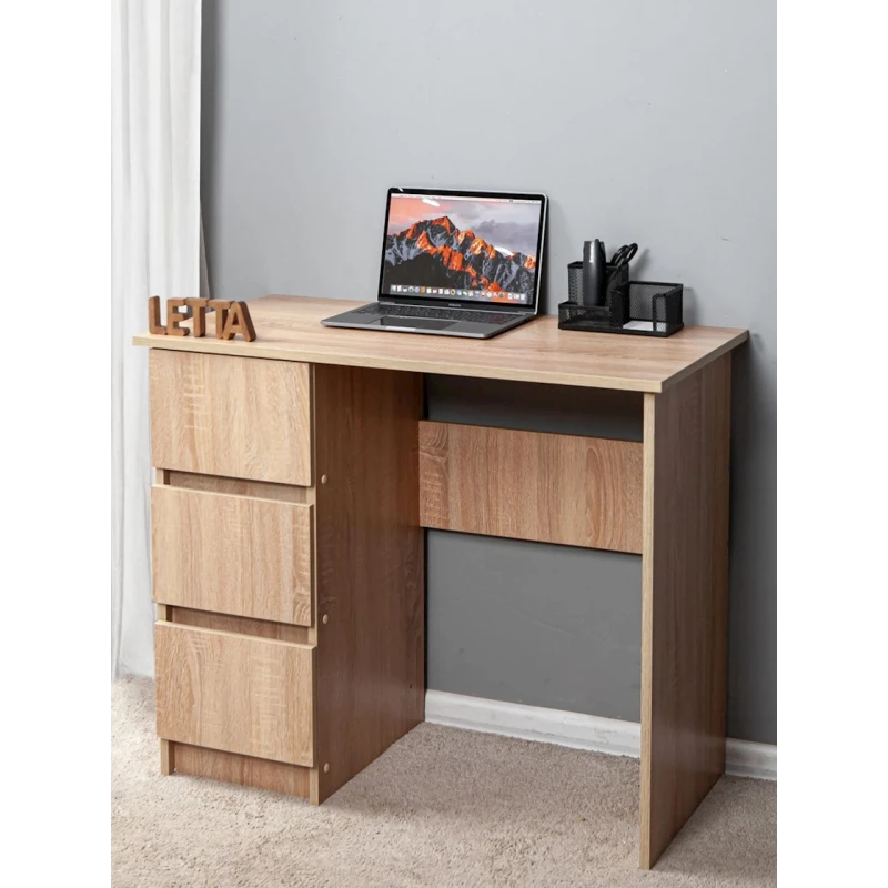 Письменный стол Letta Somona, 75х45х90 см, ЛДСП, бежевый Письменный стол Letta Somona, 75х45х90 см, ЛДСП, бежевый