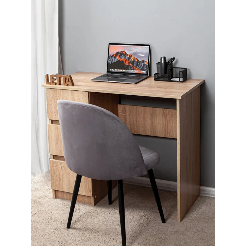 Письменный стол Letta Somona, 75х45х90 см, ЛДСП, бежевый Письменный стол Letta Somona, 75х45х90 см, ЛДСП, бежевый