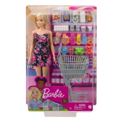 Игровой набор Barbie Продуктовый магазин, с аксессуарами, пластик