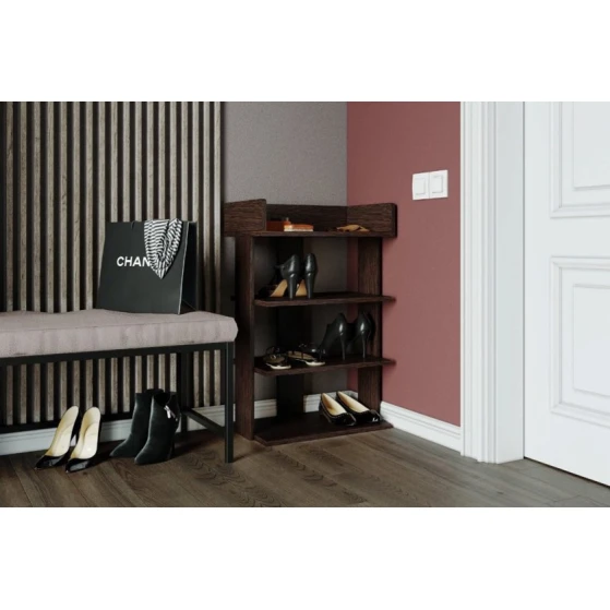 Тумба для обуви Art Mebel 53, ламинат, венге, 60х80х30 см Тумба для обуви Art Mebel 53, ламинат, венге, 60х80х30 см