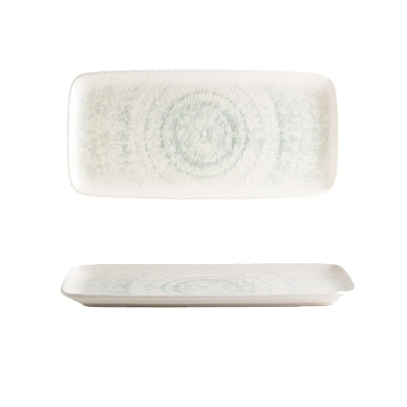 Блюдо ID-Fine Glacier Quadro Dikdörtgen, фарфор, белое, 37 см Блюдо ID-Fine Glacier Quadro Dikdörtgen, фарфор, белое, 37 см