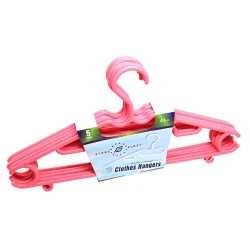 Вешалка Stars Plastik MA.32445, 5 шт, розовая