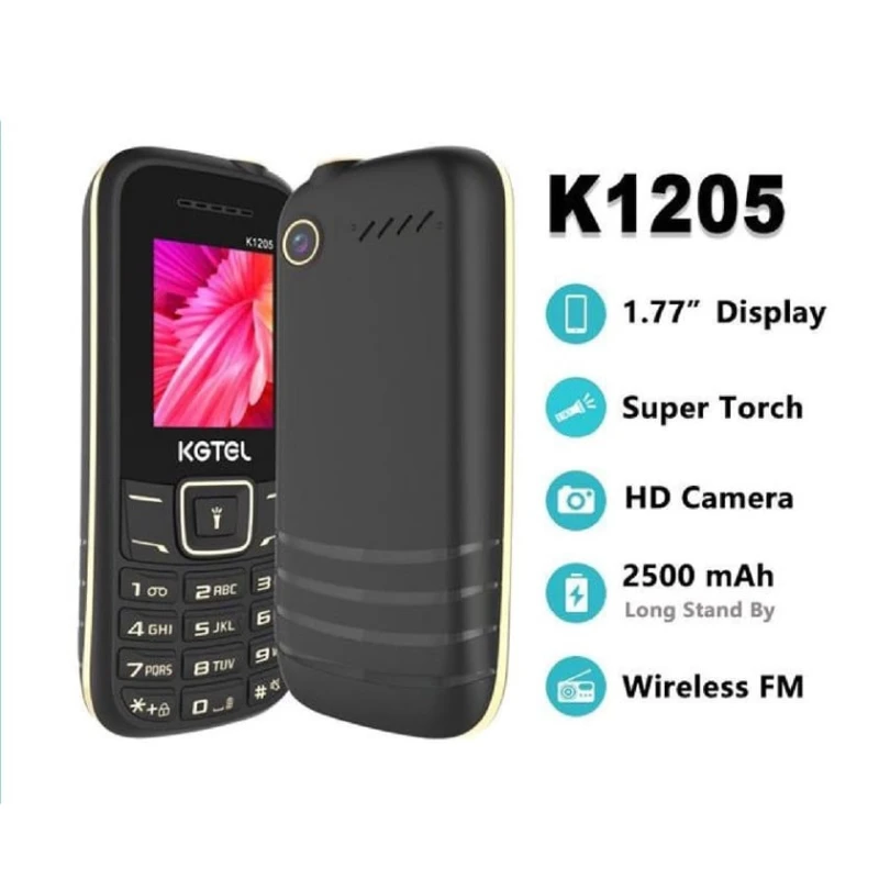 Mobil telefon Kgtel 1205 Black Mobil telefon Kgtel 1205 Black