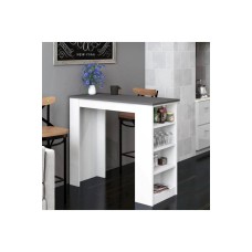 Bar dayağı Tekila 12115585, LDSP, ağ, 120x51x101 sm