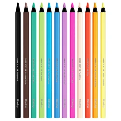 Набор карандашей Berlingo SuperSoft Blackwood 12 цветов Набор карандашей Berlingo SuperSoft Blackwood 12 цветов