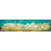 Rəsm Art by Ulviya Kakhramanova Dəniz mehi, kətan, yağlı, 30x120 sm Rəsm Art by Ulviya Kakhramanova Dəniz mehi, kətan, yağlı, 30x120 sm