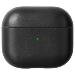 Qulaqlıq üçün çexol Native Union Leather Case AirPods 3 üçün, Black