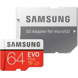 Карта памяти Samsung 64 ГБ EVO Plus micro Card
