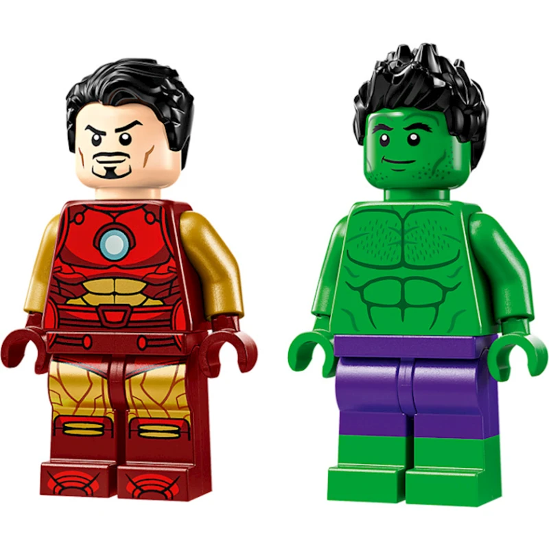 Конструктор LEGO Marvel Iron Man with Bike and The Hulk 76287, 4+ лет, 68 элементов