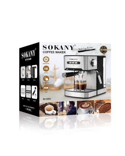 Peşəkar qəhvə maşını Sokany SK-6863