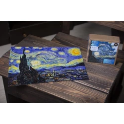 Pazl SmartWood Vincent Van Gogh Starry Night, 15x15x5 sm, 250 element