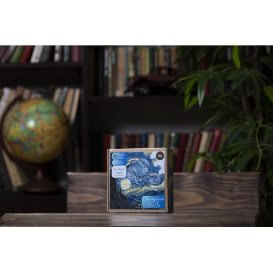 Pazl SmartWood Vincent Van Gogh Starry Night, 15x15x5 sm, 250 element Pazl SmartWood Vincent Van Gogh Starry Night, 15x15x5 sm, 250 element