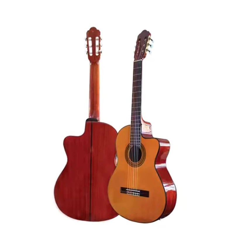 Классическая гитара De Silva ACG21CE GY, оранжевая Классическая гитара De Silva ACG21CE GY, оранжевая