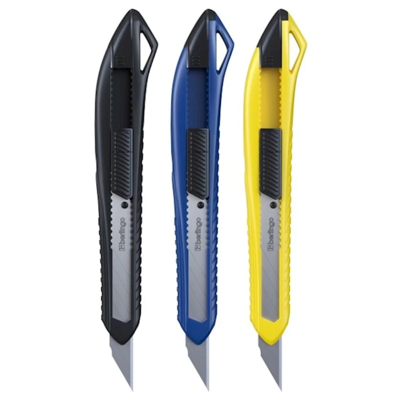 Канцелярский нож Berlingo BM4125, 9 мм, товар в ассортименте