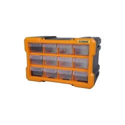 Alətlər üçün qutu Rtrmax RCA6014, 267x158x170 mm, plastik, narıncı/qara