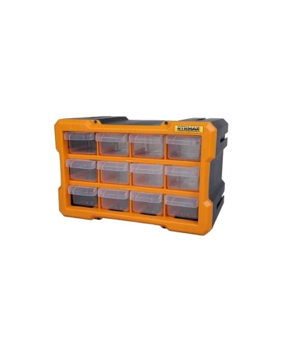 Alətlər üçün qutu Rtrmax RCA6014, 267x158x170 mm, plastik, narıncı/qara