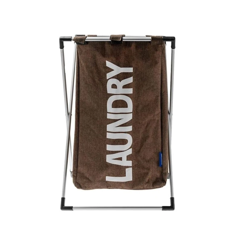 Корзина для белья IP24REM5, коричневая, 38x37x56 см