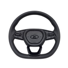 Lada modeli üçün qara sükan - avto180