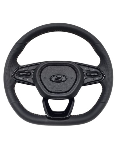 Lada modeli üçün qara sükan - avto180