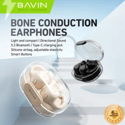 Беспроводные наушники Bavin BA70 Beige