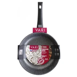 Tava Vari Классическая каменная KKLGRBK30228, alüminium, boz, 28 sm