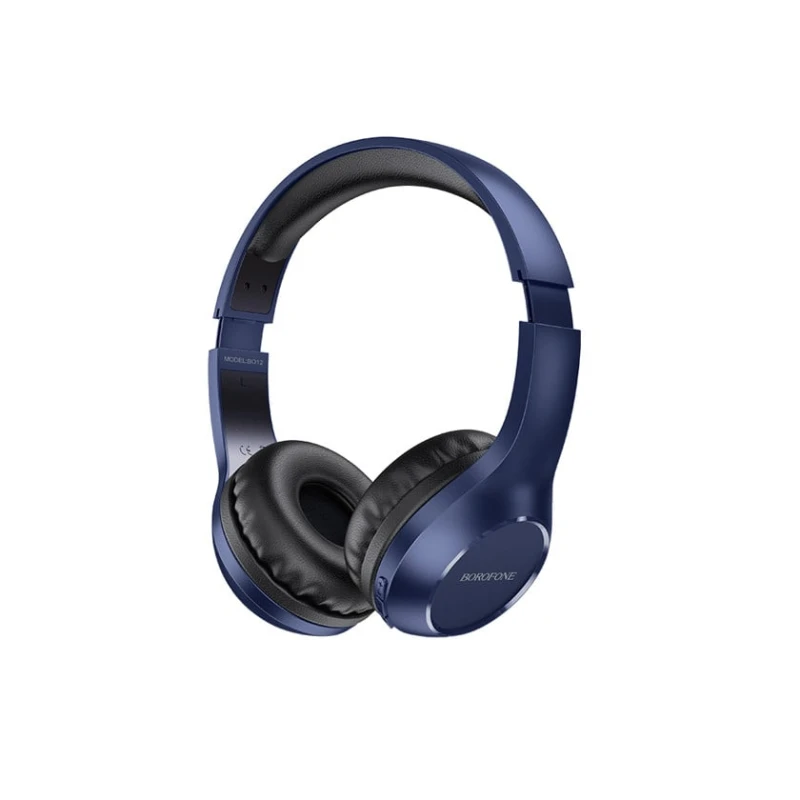 Беспроводные наушники Borofone BO12 Blue + Проводные наушники Borofone BM77 Black