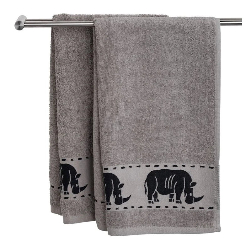 Полотенце JYSK Malung By Kronborg, 50x100 см, серый