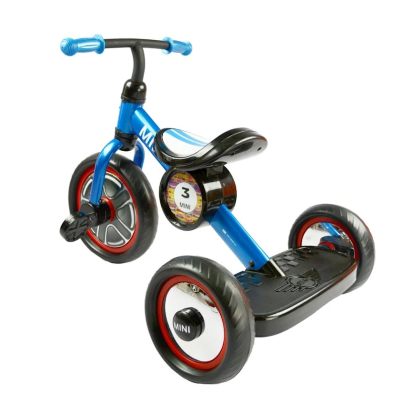 Трехколесный велосипед Rastar BMW Mini Cooper Tricycle Bike, 85.7х21.5х47.5 см, 2-5 лет, сталь, синий Трехколесный велосипед Rastar BMW Mini Cooper Tricycle Bike, 85.7х21.5х47.5 см, 2-5 лет, сталь, синий
