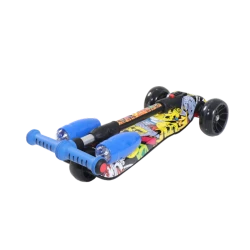 Uşaqlar üçün skuter 50-10, işıqlı, mavi