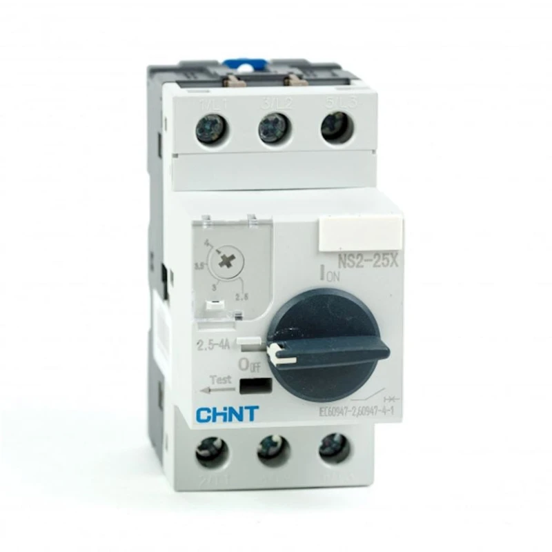 Мотор-автомат Chint NS2-25X 2.5-4A с поворотной ручкой