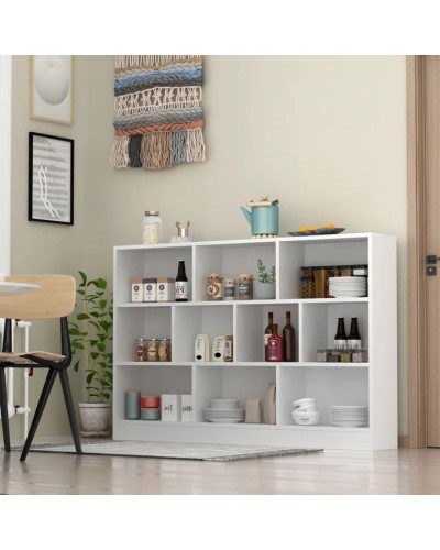Stellaj Ev Plus Elves, 105x25x140 sm, LDSP, ağ