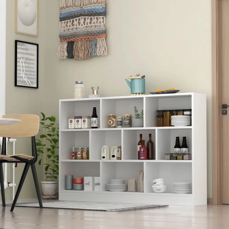 Стеллаж Ev Plus Elves, 105x25x140 см, ЛДСП, белый Стеллаж Ev Plus Elves, 105x25x140 см, ЛДСП, белый