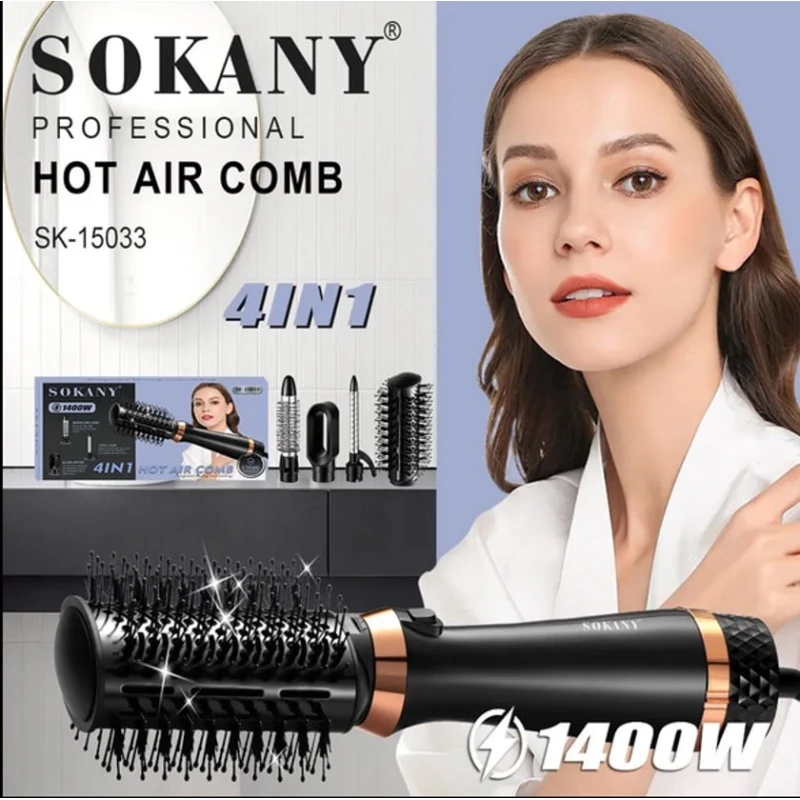 Фен для волос Sokany SK-15033B, черный