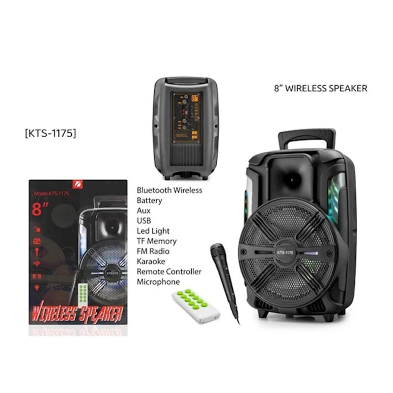 Портативная колонка KTS 1175 Black