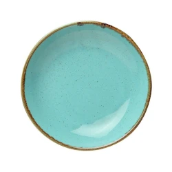 Тарелка глубокая Porland Seasons, фарфор, бирюзовый, 21 см