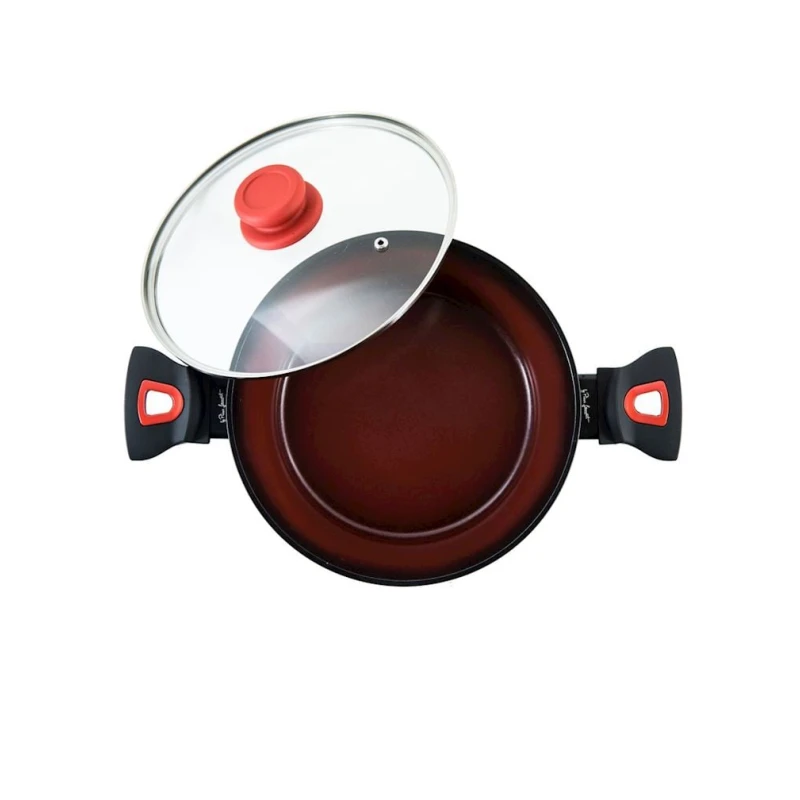 Кастрюля Hom-me 101142, 24 см, 4 л, алюминий, серый Кастрюля Hom-me 101142, 24 см, 4 л, алюминий, серый